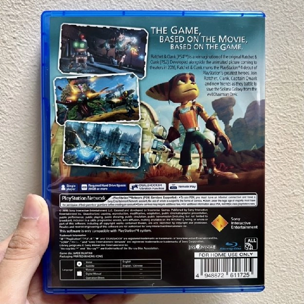 BD kaset PS4 Ratchet & clank