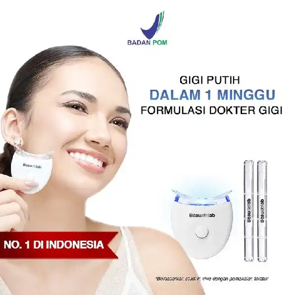 PRO TEETH WHITENING KIT Alat Pemutih Gigi Permanen | Beaudelab Memutihkan Gigi Super Cepat NewLab Ne