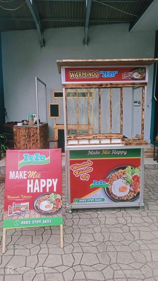 Pengrajin Booth Lipat Portable, Booth Container dan Gerobak dari Incotama