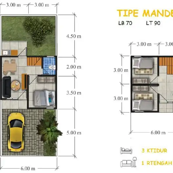 Rumah Villa 2 Lantai Ngamprah Bandung Barat (Cluster Botanical Residence) Dekat Tol Padalarang 