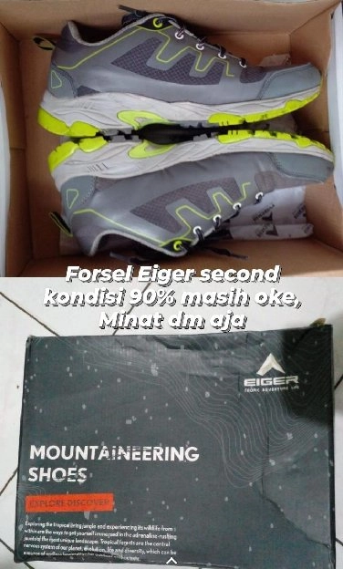 sepatu eiger second pulse trail run man shoes vibram