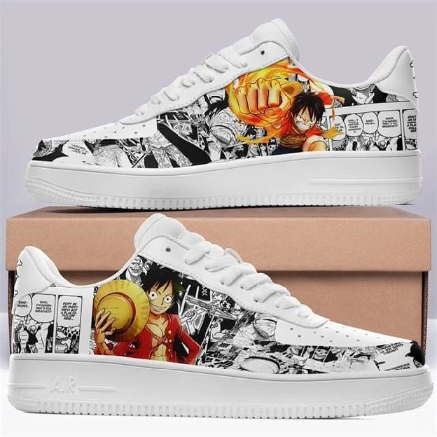 *Sneakers Pria Tali Fashion Cartoon ONE PIECE BG-934* 