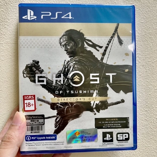 BD kaset PS4 ghost of tsushima director cut