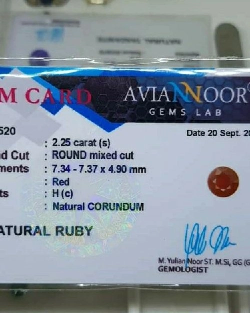 Ruby Burma asli 