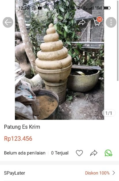 Patung Es Krim