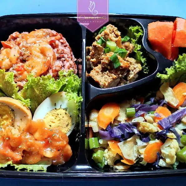 Catering sehat bulanan paket makan siang , catering bandung