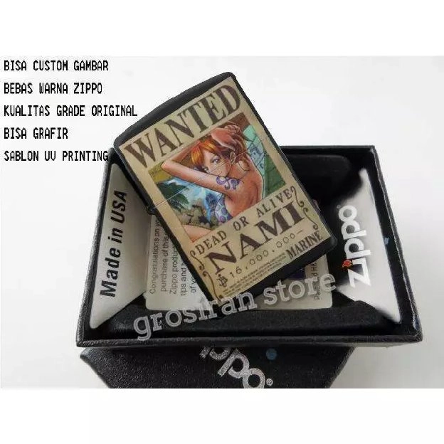 Zippo bisa custom logo ukir nama gambar tulisan foto grafir laser 