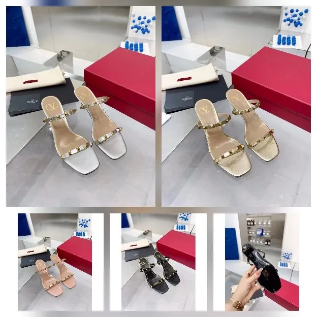 Sandal heels studded wanita valentino