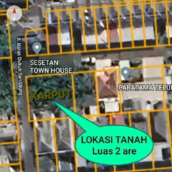 Dijual 2 are, Jl. Batas Dukuh Sari Ujung Sesetan Denpasar