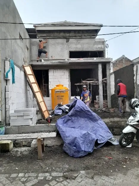 Rumah On Progress 50m Dari Raya Sememi Selatan Surabaya Selatan LT 60m SHM  Hrg 555jt