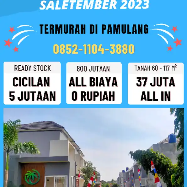 Angsuran 5 jutaan di daerah pamulang