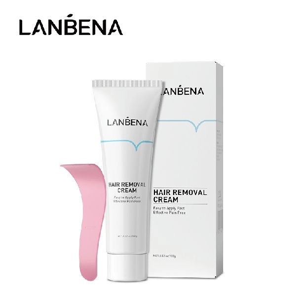 [BPOM] LANBENA Hair Removal Cream pencabut bulu /Krim Penghilang Rambut Effective Penghilang Bulu No