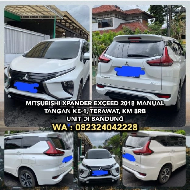 MITSUBISHI XPANDER EXCEED 2018 MANUAL TANGAN KE1 TERAWAT, KM 8RB, UNIT DI BANDUNG.WA: 082324042228