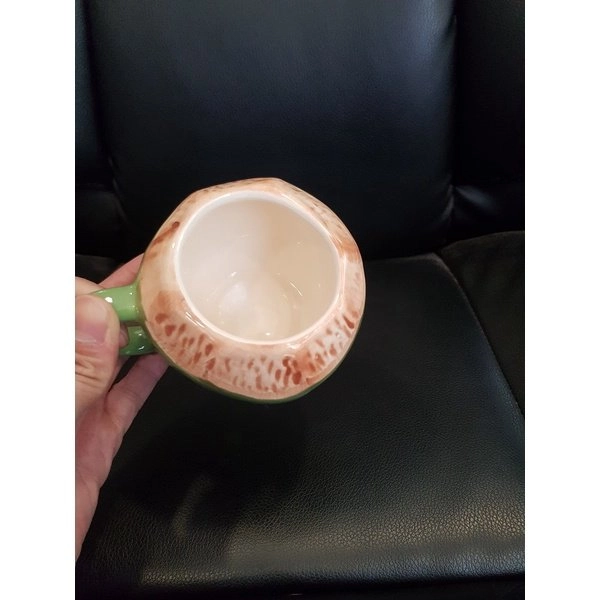 Mug model kelapa/ Mug keramik Kelapa/ Mug Keramik/ Gelas Kelapa/ Mug