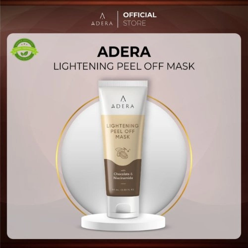 ADERA LIGHTENING PEEL OFF MASK / MASKER ADERA FLEK HITAM ORI / ADERA MASKER WAJAH ANTI FLEK