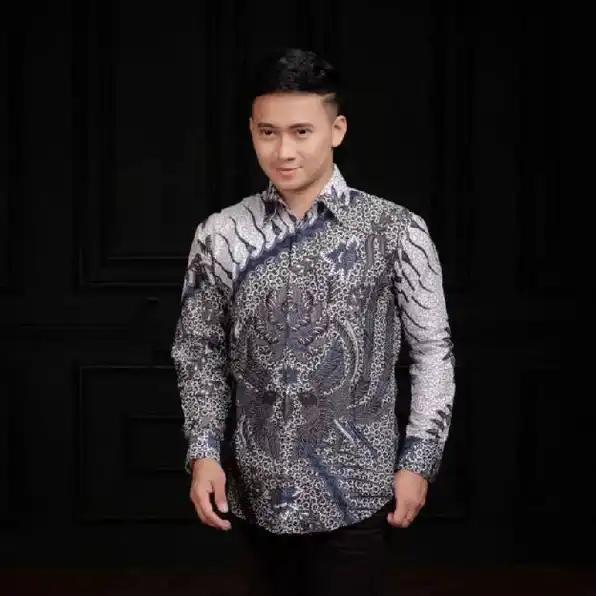 Kemeja Batik Pria Dewasa Big Size Jumbo Lengan Panjang M-10xl