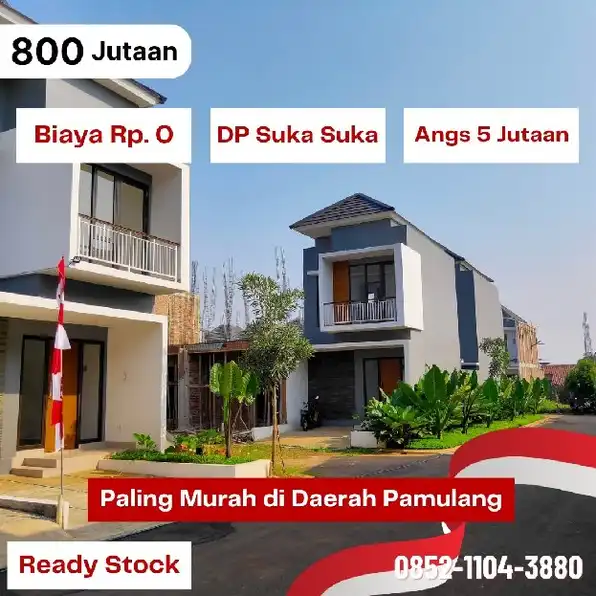 Paling murah di selatan jakarta harga 800 jutaan