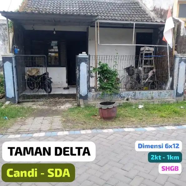 Rumah Murah Di Perum Taman Delta Kalipecabean Candi Sidoarjo SHGB Hrg Cash 220jt