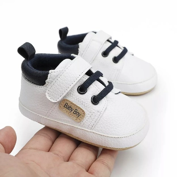 PROMO ❗❗Sepatu Prewalker Casual Anti Selip Aksen Baby Boy untuk Bayi Laki-Laki Perempuan 0 6 12 14 B