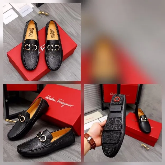 Sepatu loafers salvatore ferragamo pria