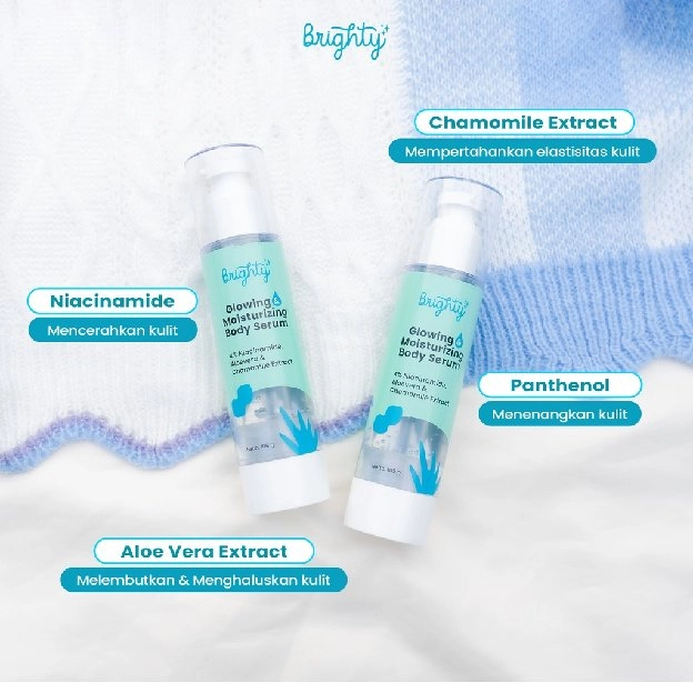 Brighty Glowing & Moisturizing Body Serum Terbaik