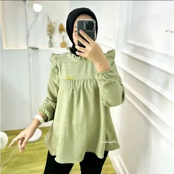 Blouse Atasan Korean Style Pakaian Wanita