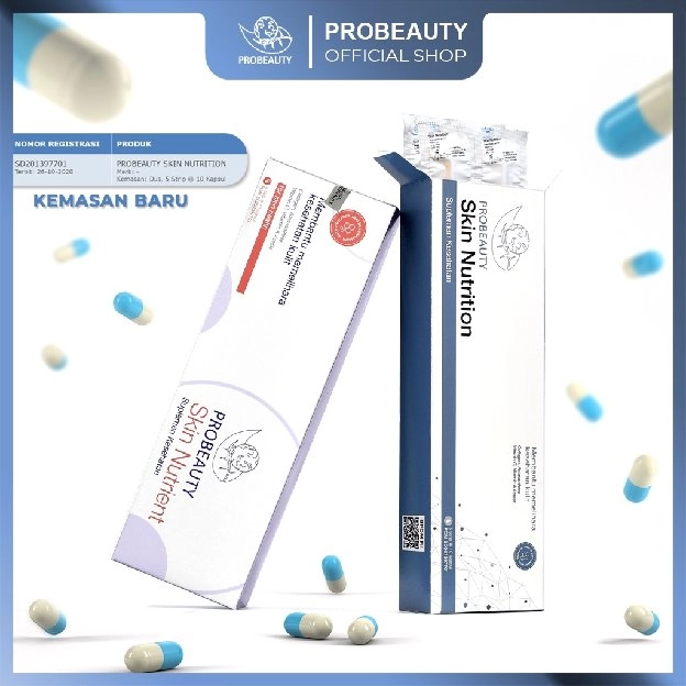 Probeauty Skin Nutrient | Skin Nutrition | Collagen Pemutih Badan Dan Wajah | Premium Collagen Kapsu