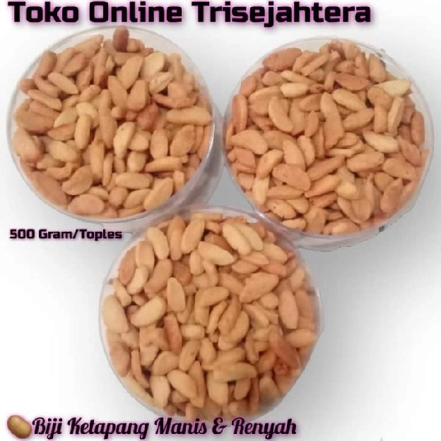 biji ketapang manis 500 gram kemasan toples bisa COD