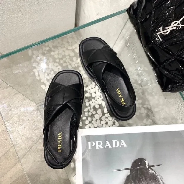 Sepatu sandal prada women's sandals