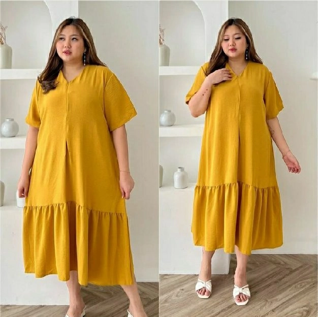 TUNIK MIDI DRESS JUMBO