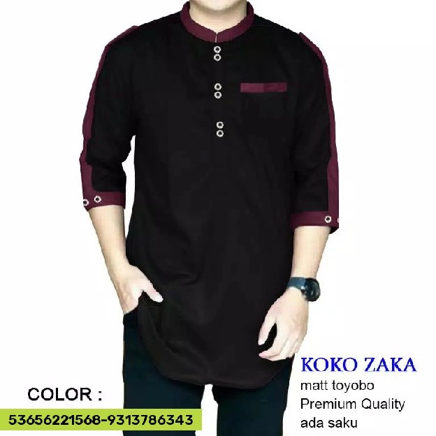 DISKON ❗❗KOKO ZAKA, Baju Koko Pria Muslim, MODEL PAKISTAN 