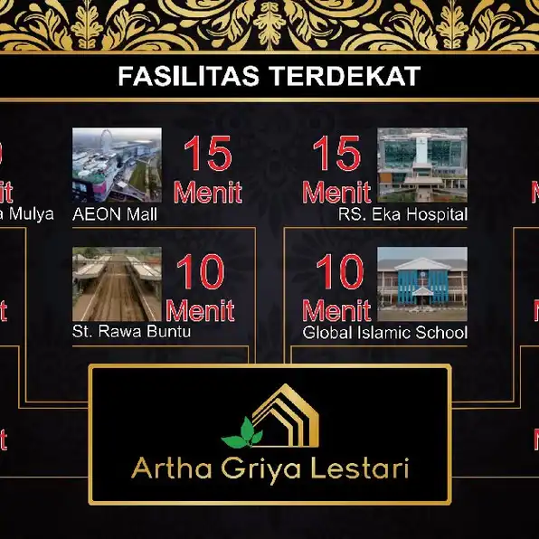 Artha Griya Lestari Rumah Di BSD Tanpa DP Cuma 2,5 Juta Langsung Proses KPR