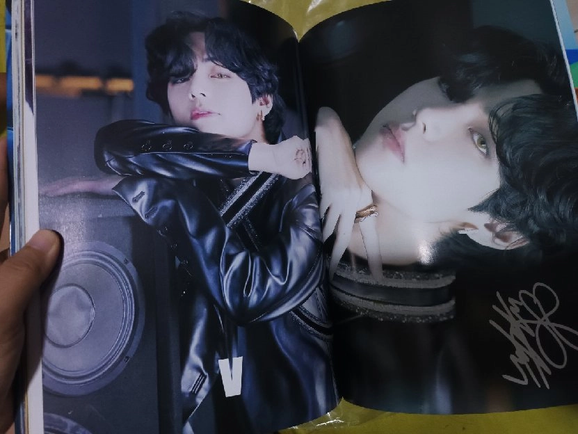 album foto majalah taehyung 