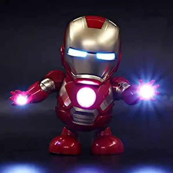 Mainan Anak Dancing Robot Dance SuperHero Ironman TikTok SNI