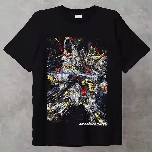 T-shirt Gundam Scribble 