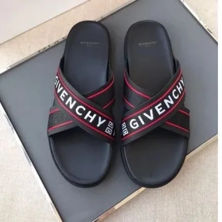 Sandal selop slide slippers flat pria givenchy