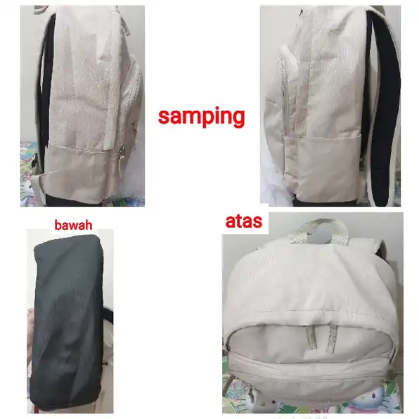 tas ransel kanvas brand New Balance, second monza