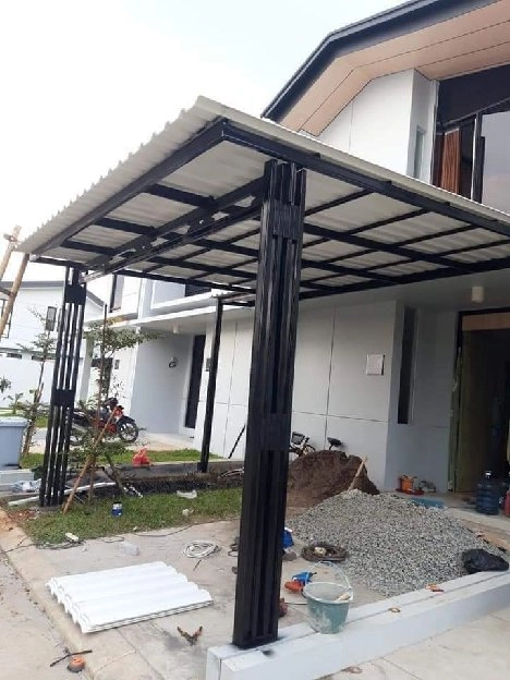 kanopi baja ringan atap alderon twinwall dobel layer 