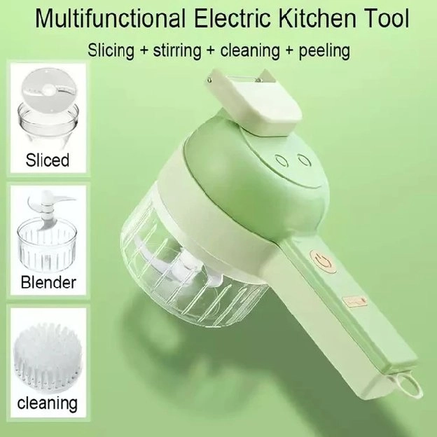 Food Chopper Electric 4 in 1 Blender Penggiling Bumbu