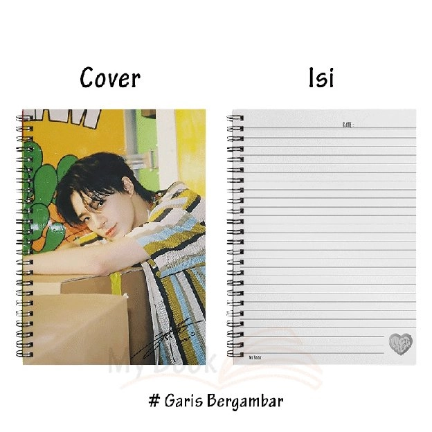 Buku Tulis Binder Notebook A5 Note Notes Book Spiral Diary Diari Jurnal Journal Kpop NCT Dream 41