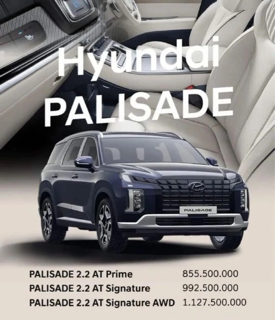 Hyundai Palisade Facelift Signature AWD Diesel 