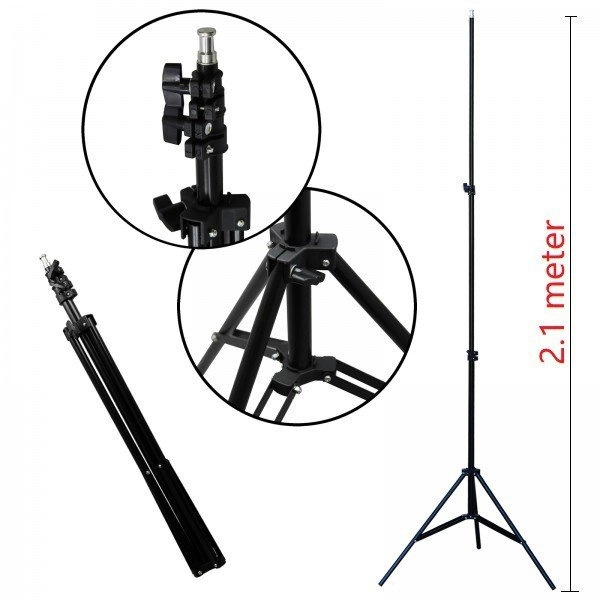 RINGLIGHT 26CM 33CM TRIPOD 2,1 METER 210CM MAKE UP VLOG LAMPU RINGLIGHT LIVESTREAMING