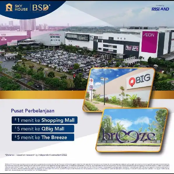 Apartemen Sky House BSD 3BR Mewah dan Strategis Di Tangerang 