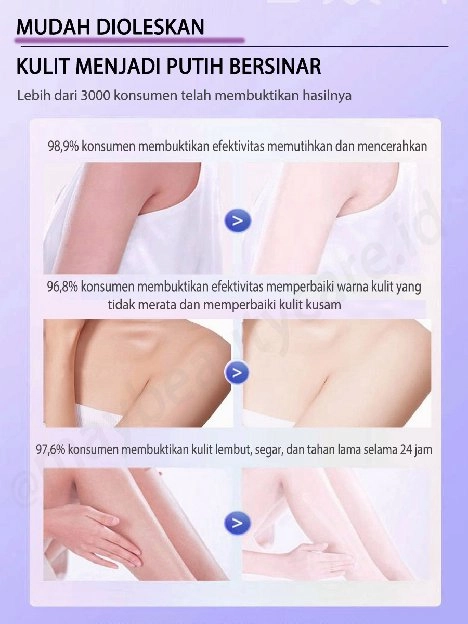 2 IN 1 Body Mask Whitening Cream Blecing Pemutih Badan Permanen Cepat Dan Ampuh | 100% Asli Pelembab