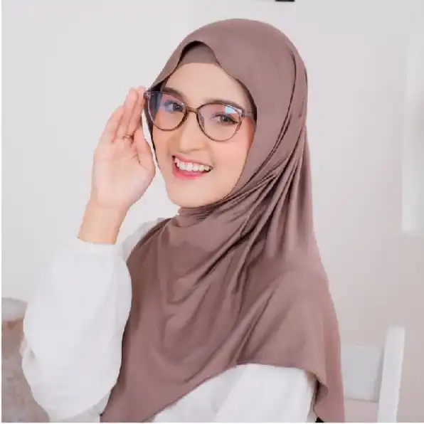 Ishana Pashmina Inner Oval Ninja Menutup Dada Hijab Instant Meleyot Jersey Inara