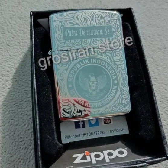 Zippo bisa custom logo ukir nama gambar tulisan foto grafir laser 