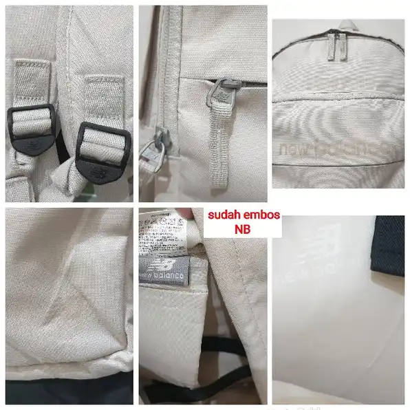 tas ransel kanvas brand New Balance, second monza