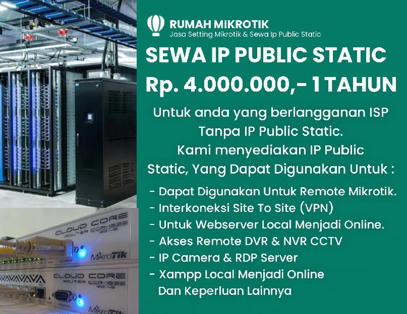 ip public static pertahun untuk webserver online