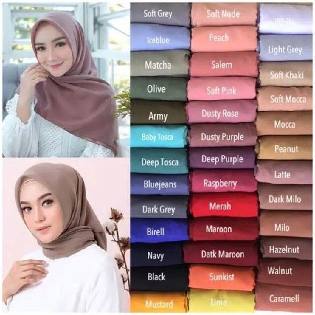 Hijab bella square