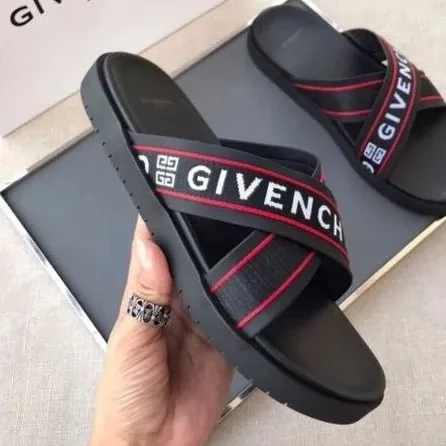 Sandal selop slide slippers flat pria givenchy